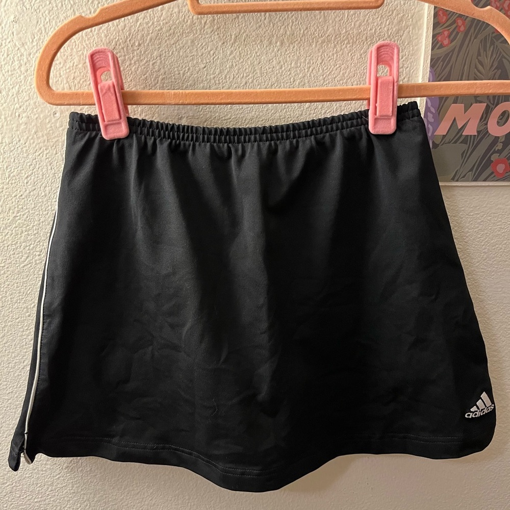 Black Adidas Tennis Skirt